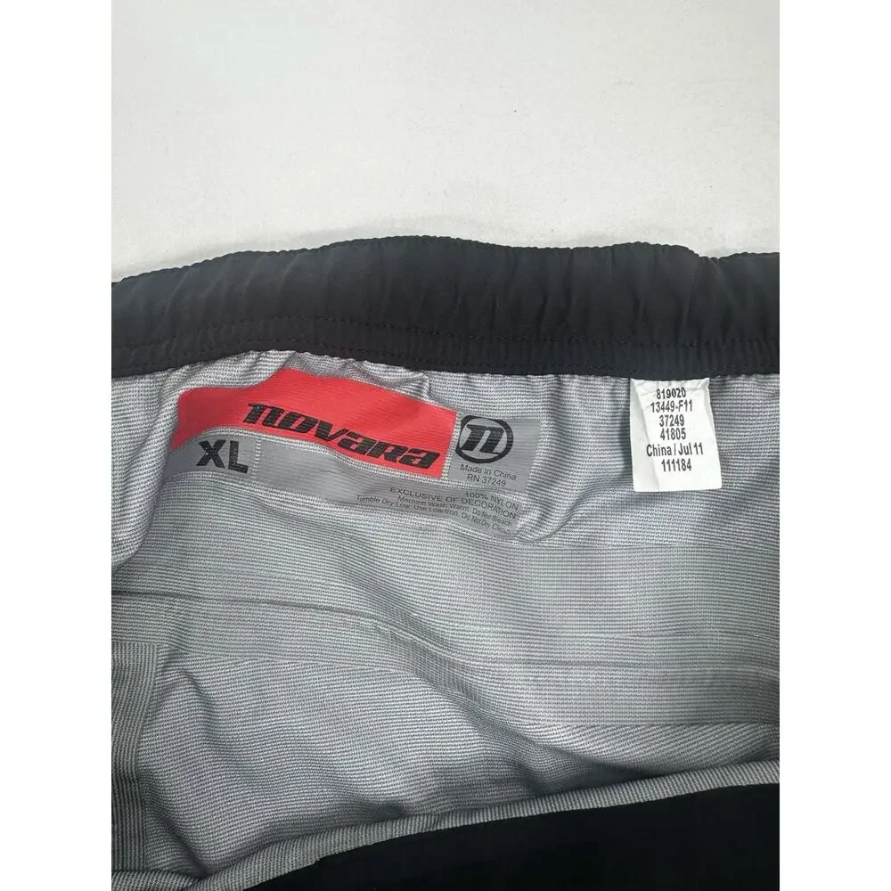 Novara XL Black 100% Nylon Cycling Pants Men's Gorpcore Street Wear Grunge